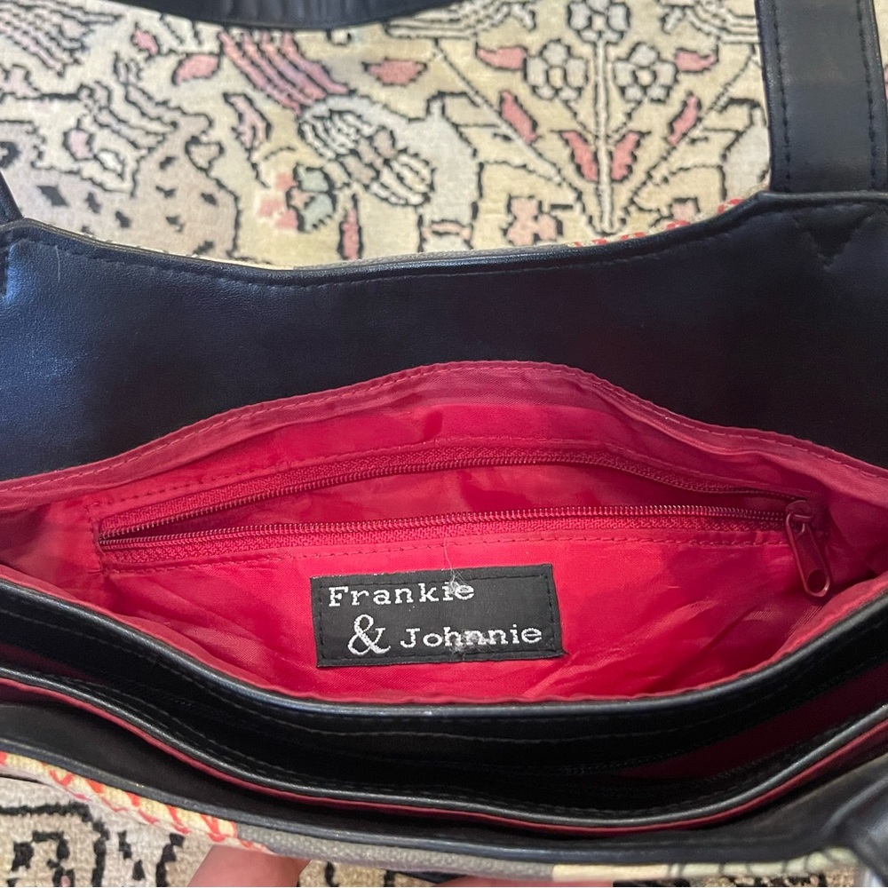 Frankie & Johnnie Vintage Beaded Beverly Hills LA Design Tote Bag - Picture 8 of 9